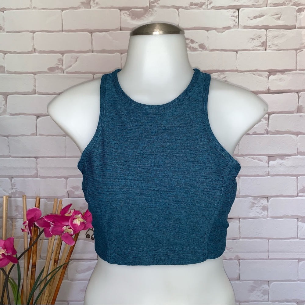 ✅ Outdoor Voices Athena Crop Top Green Women’s Size Small
